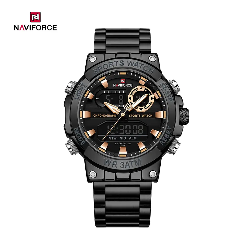 NAVIFORCE NF9237 black rose gold