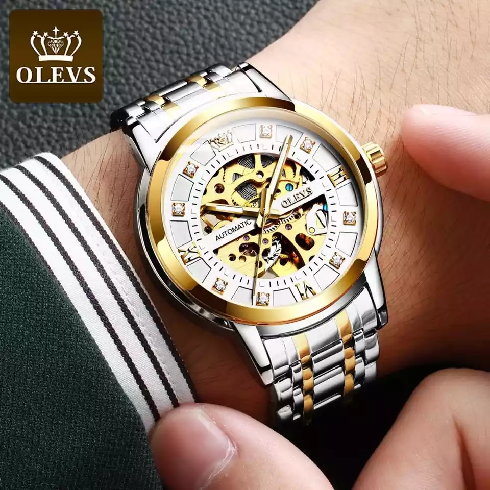 OLEVS 9901 Silver Gold White