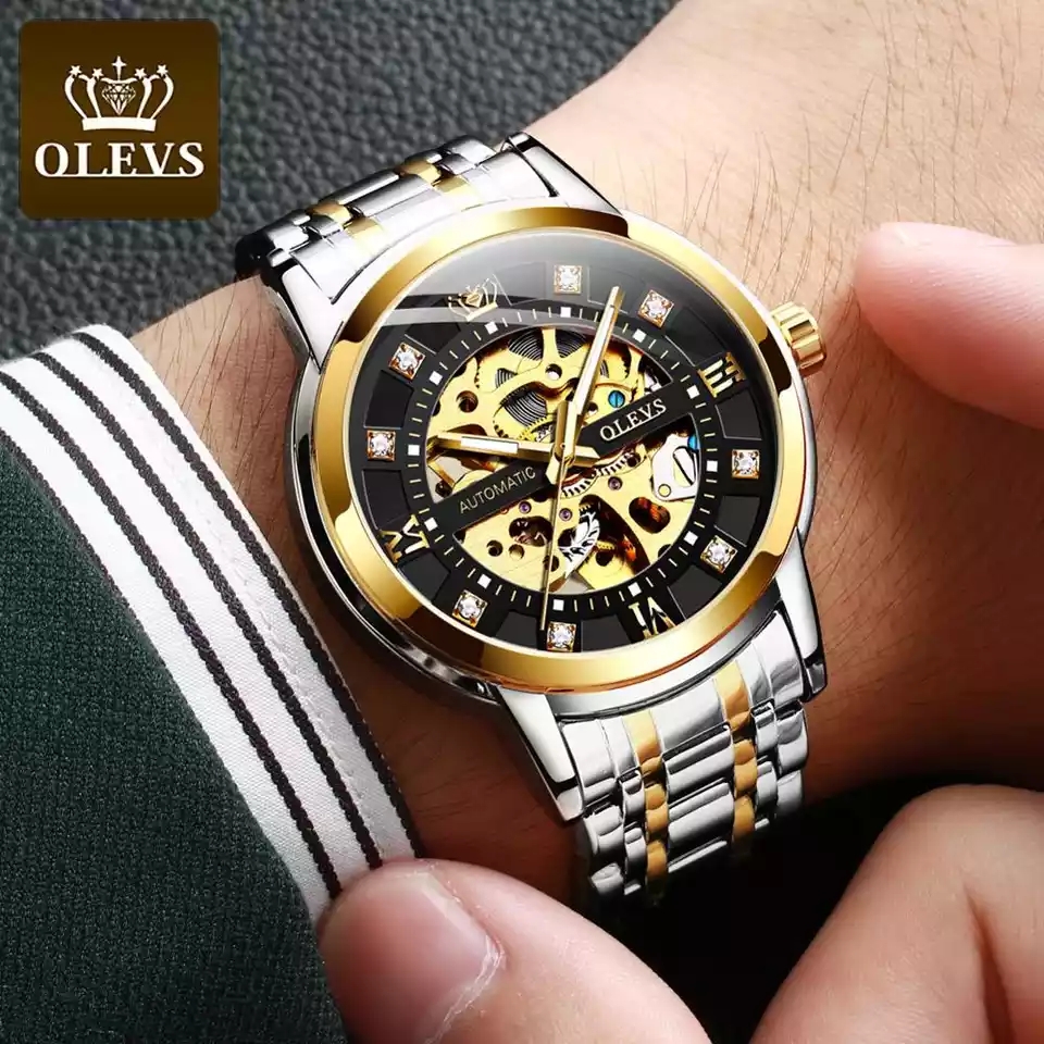 OLEVS 9901 Silver Gold Black