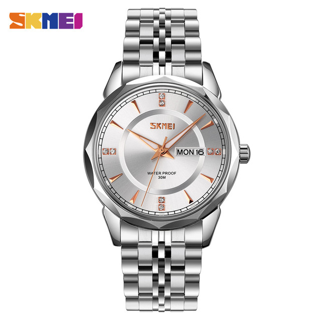 SKMEI 9268 Silver White