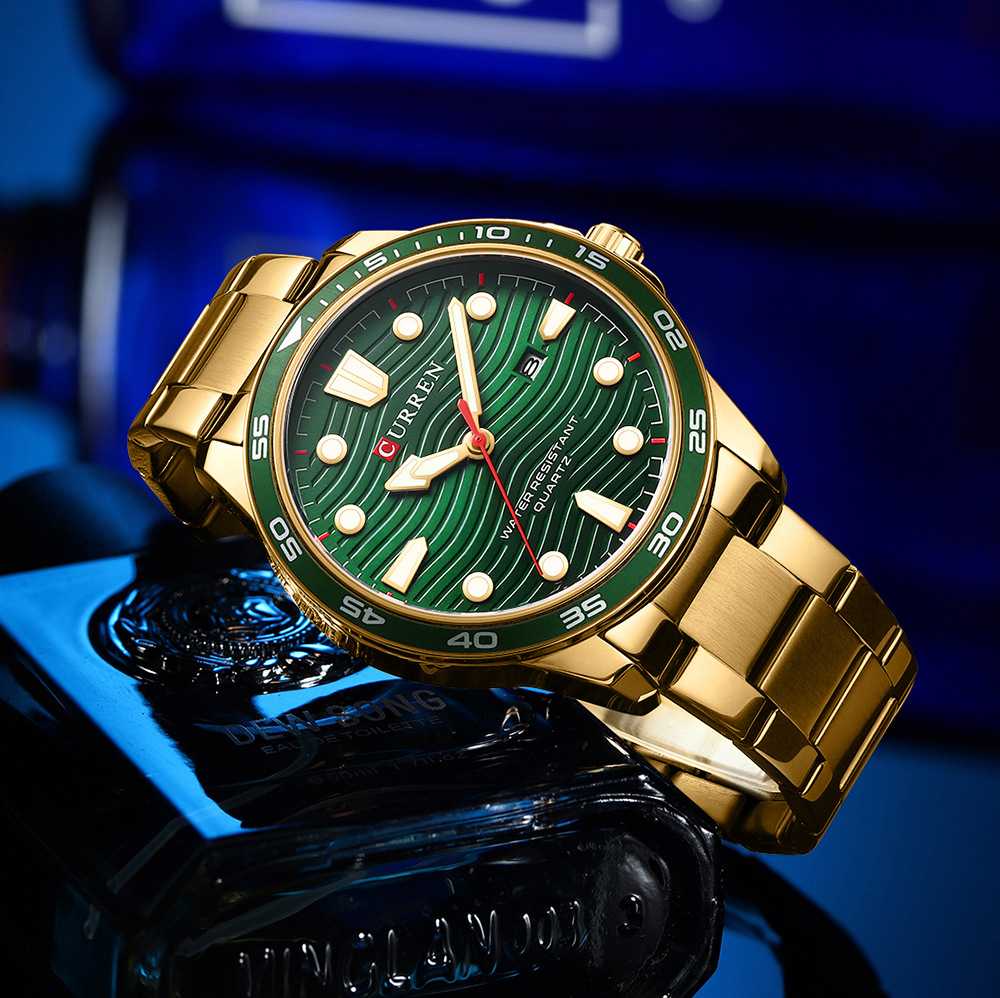 CURREN 8426 Gold Green