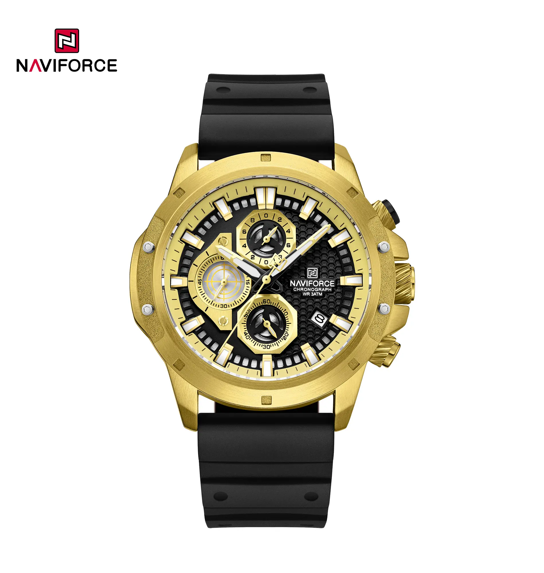 NAVIFORCE NF8036 black gold